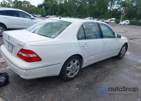 2004 Lexus Ls 430 z USA, uszkodzony, nr VIN JTHBN36F240127960
